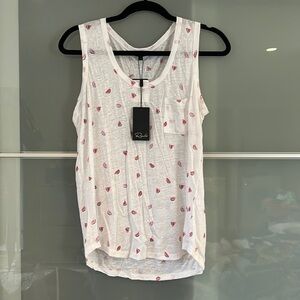 Rails new with tags watermelon linen summer tank medium